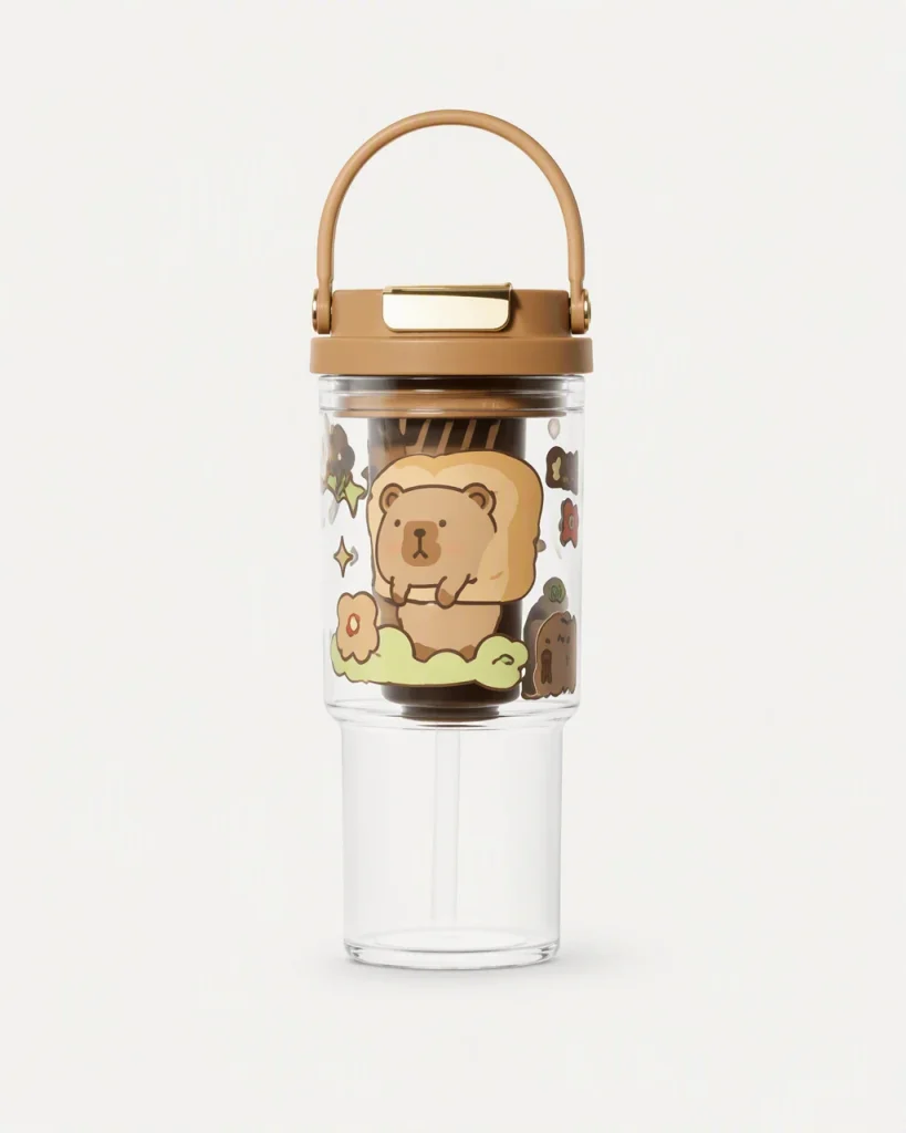 Plastic Coffee Tumbler · LH-24-91