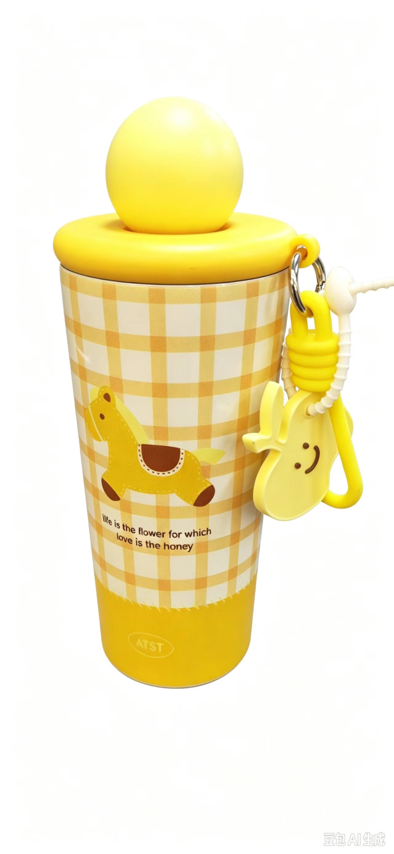 Round-Ball Straw Insulated Tumbler · LH-64-1