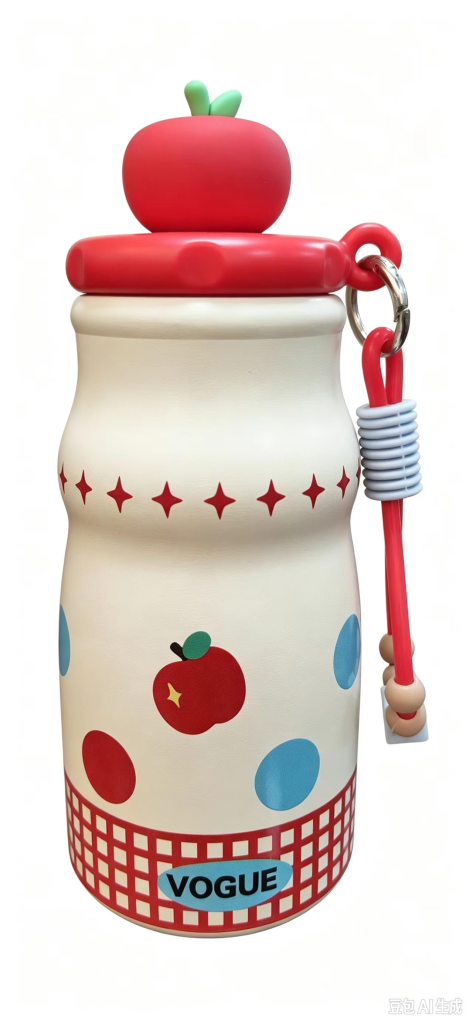 Cartoon Apple Stainless Steel Tumbler · LH-64-15