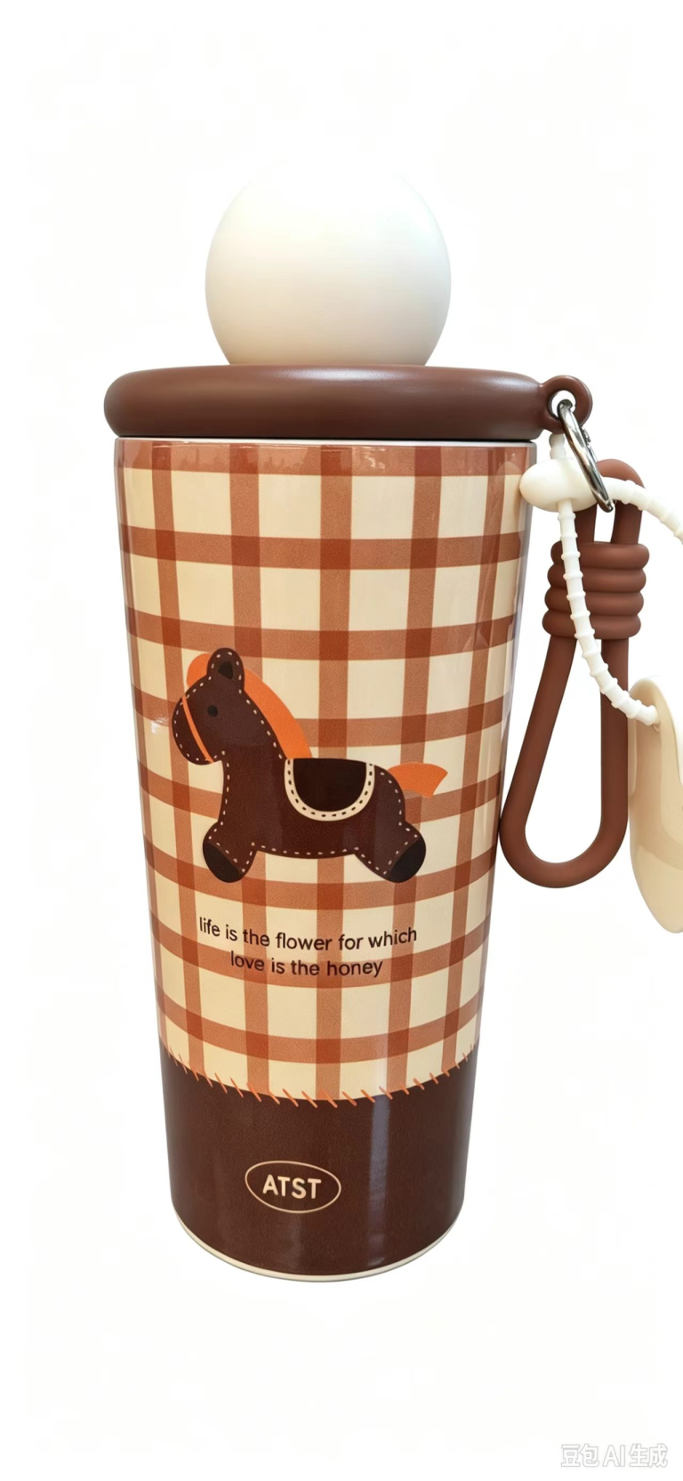 Round-Ball Straw Insulated Tumbler · LH-64-3
