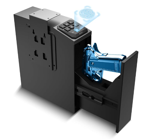 Compact Fingerprint Lockbox · 254 × 89 × 300 mm · LH-42-40